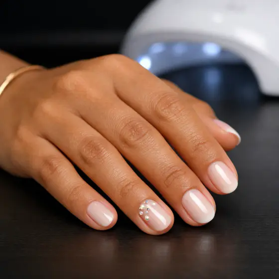 Uñas para boda clásicas