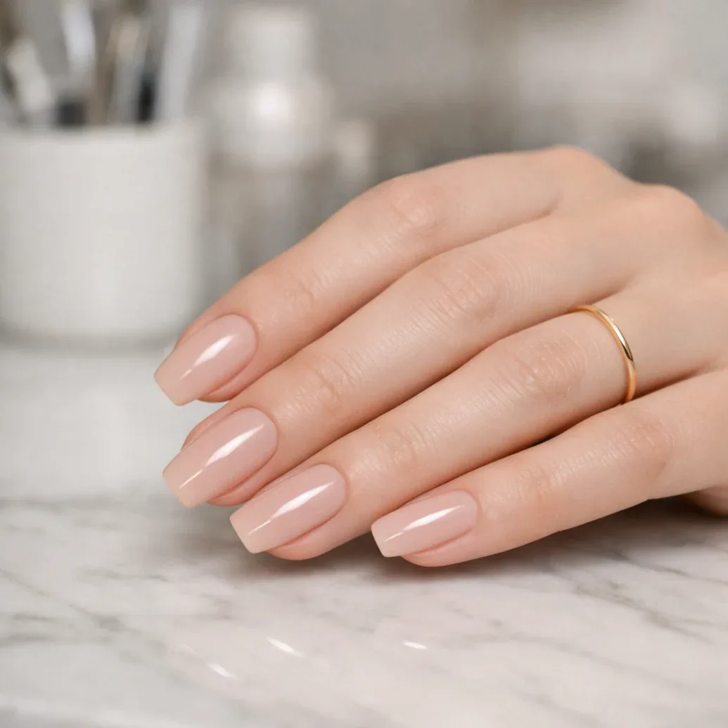 Uñas cortas minimalistas