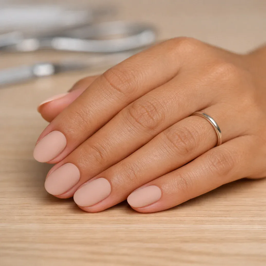 Uñas cortas modernas y elegantes