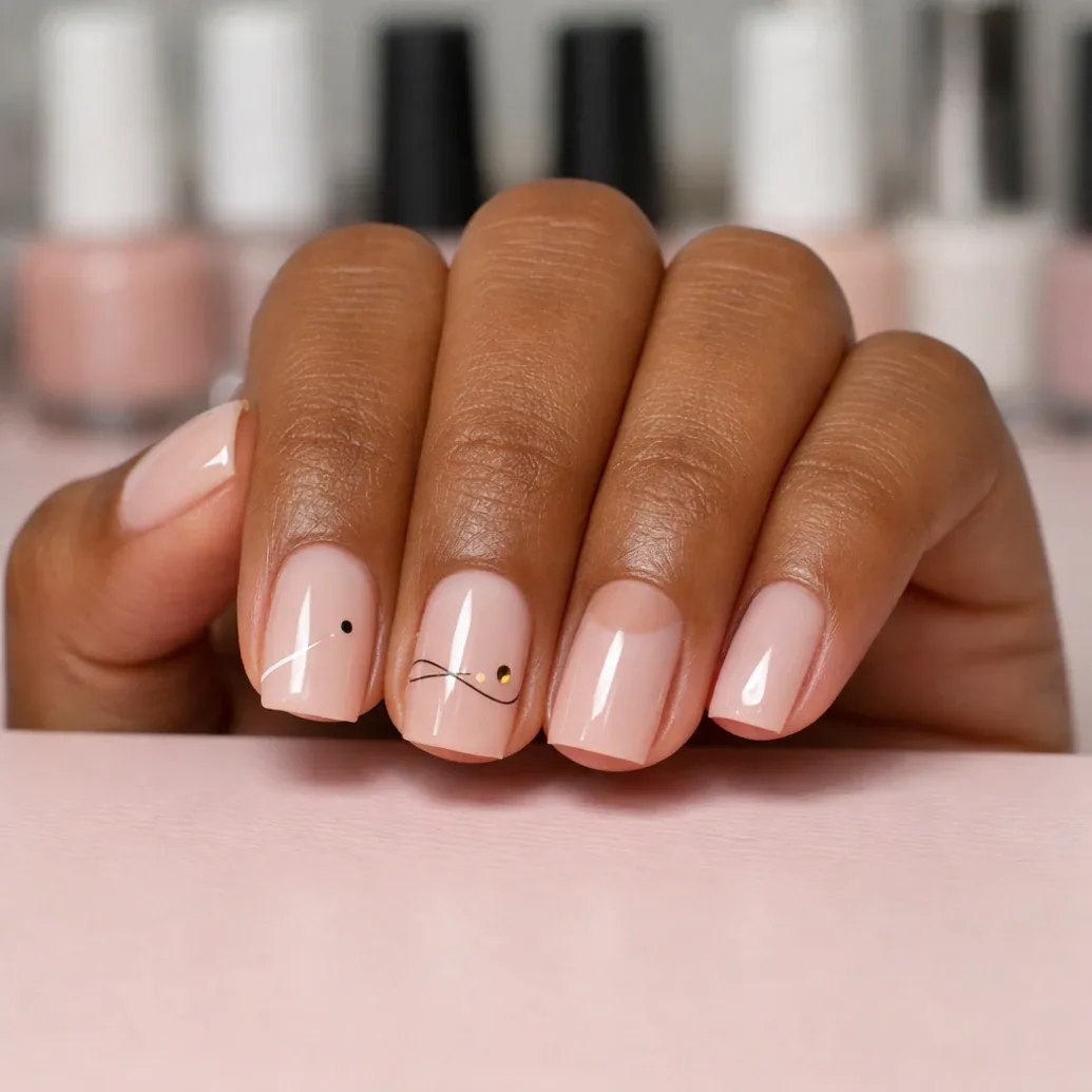 Uñas minimalistas naturales