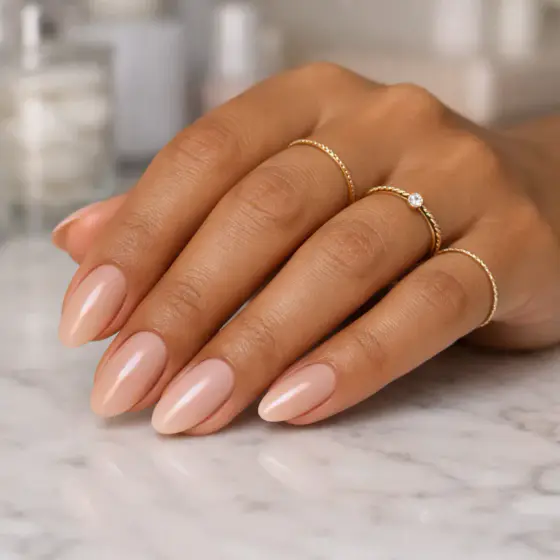 Uñas nude minimalistas 3