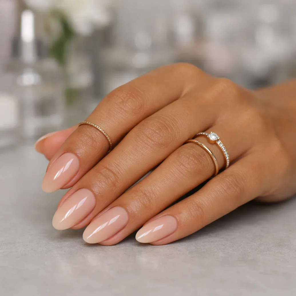 Uñas nude refinadas