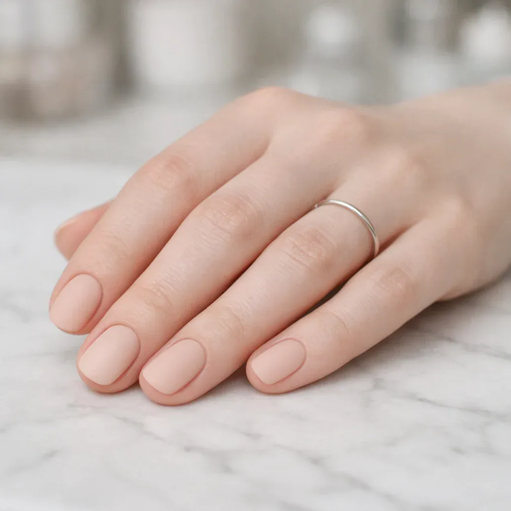 Uñas nude suaves